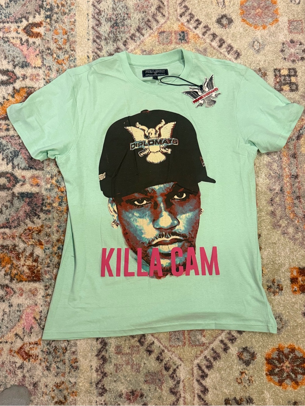 Reason x Diplomats Empire Cam’ron Killa Cam Graphic Tee Men’s Medium NWT